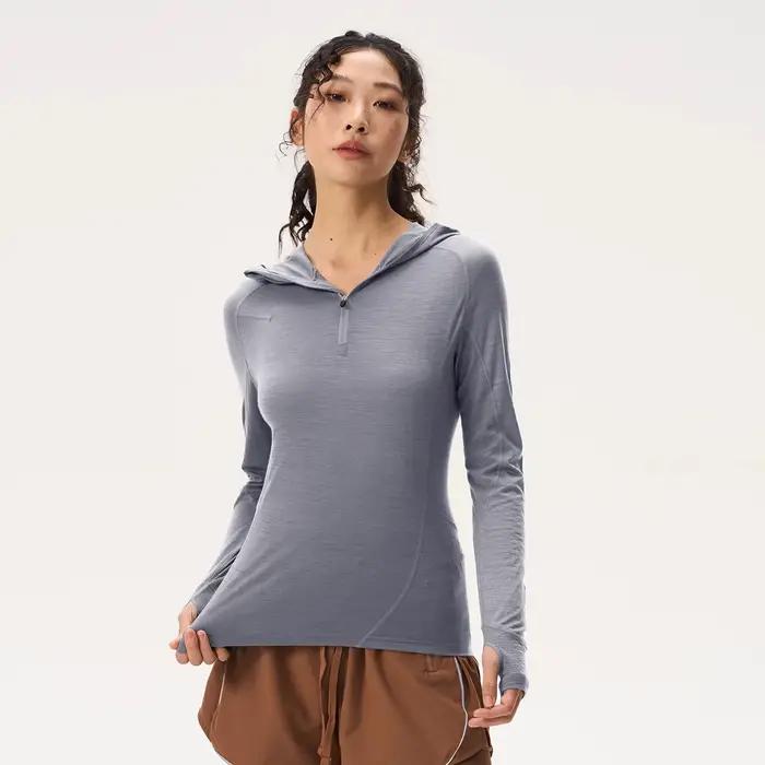 Vêtements d'extérieur ultra-légers en laine mérinos à séchage rapide pour femmes, vêtements de Prote