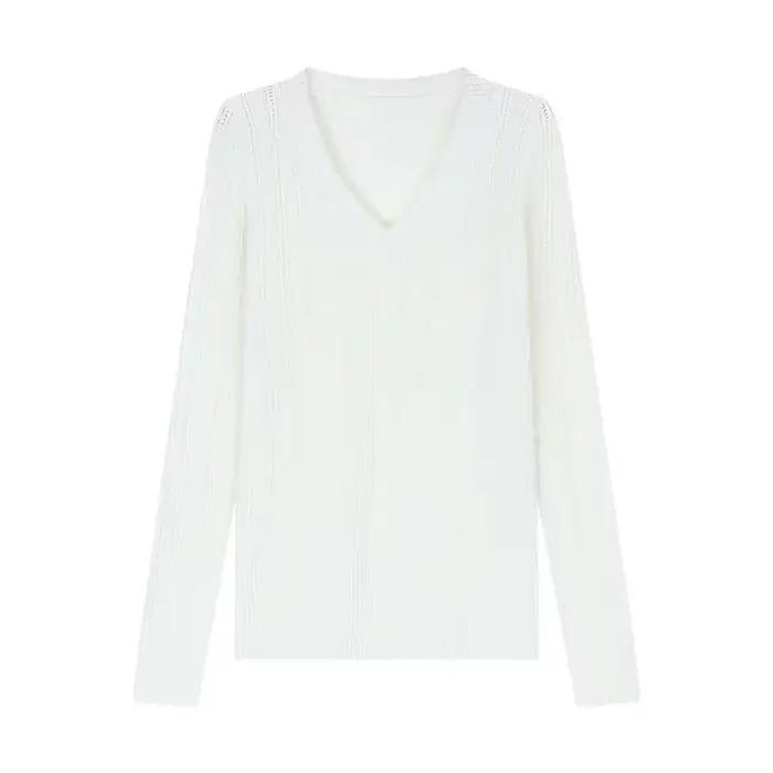 Pull tricoté à manches longues pour femmes, pull torsadé ajusté avec taille serrée et bas, automne e