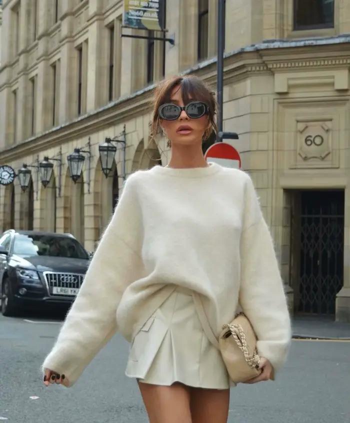 Automne/hiver femmes pull pull décontracté ample Mohair paresseux épais pull haut
