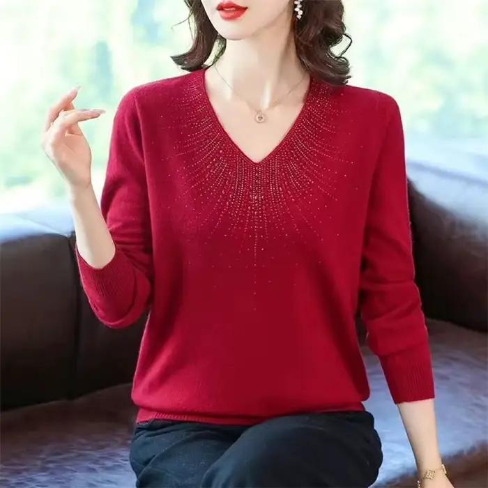 Pull à col roulé en cachemire pour femme, pull marron, tricots chauds, chemise décontractée, mode co
