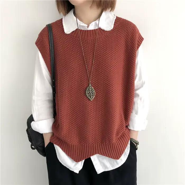 Gilets courts en tricot pour femmes, vêtements bon marché, pull, tendance 2025, jeune, lisse, Y2k, p