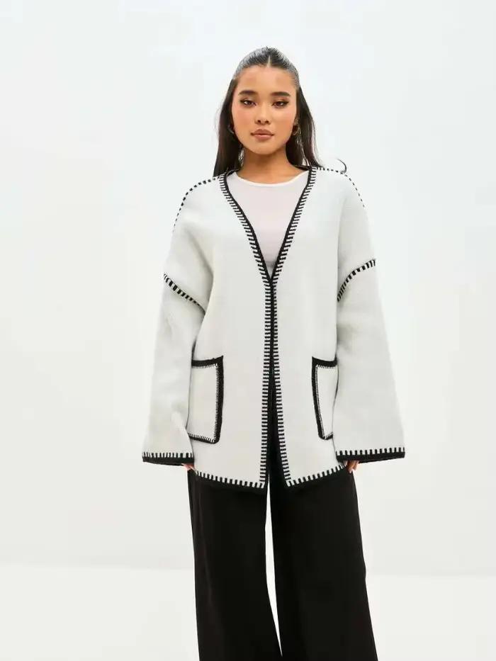 Pull à lacets pour femmes