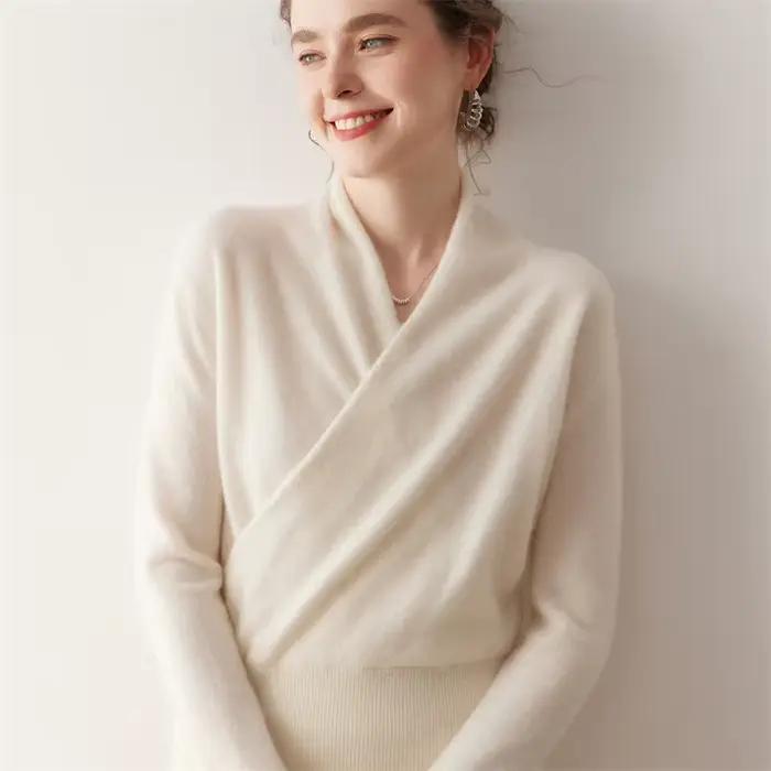 Pull-over 100 % cachemire pour femme