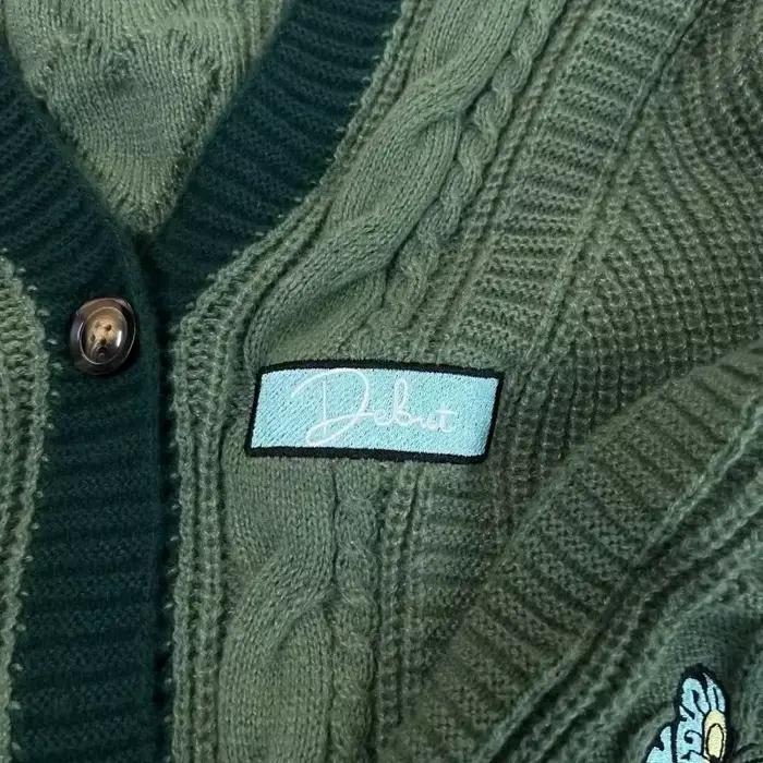 Cardigan tricoté papillon pour femme