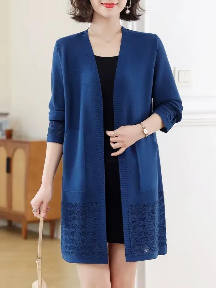 Cardigan à manches longues pour femmes