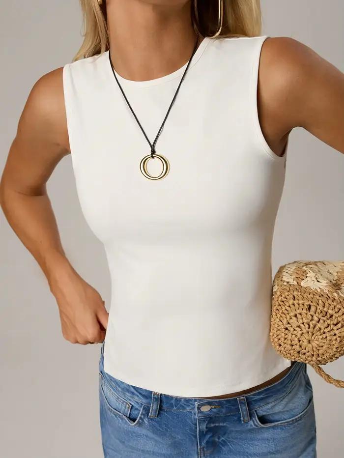 Le nouveau gilet dos nu sexy pour femmes à la mode peut être porté toutes saisons