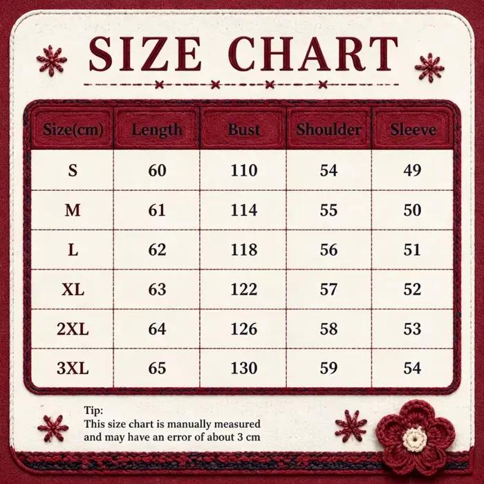 Cardigan Rouge Brodé d'Étoiles Pour Femme Occasion Spéciale Décontracté Coupe Ample Automne Hiver