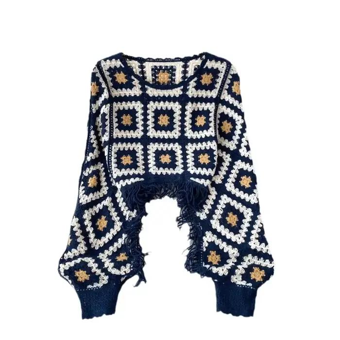 Pull bohème pour femme