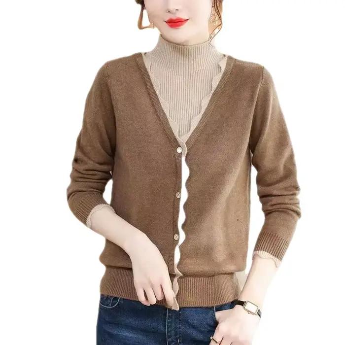 Pull à col mi-haut pour femme