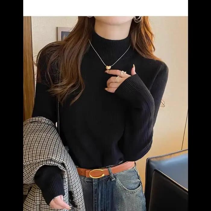 Pull à col mi-haut pour femme