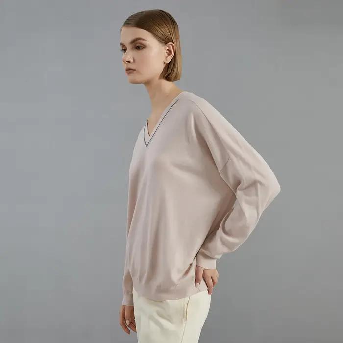 Pull en tricot fin pour femme