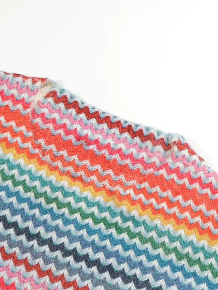 Pull tricoté à col rond pour femme