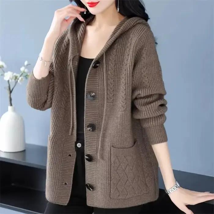Cardigan tricoté pour femme