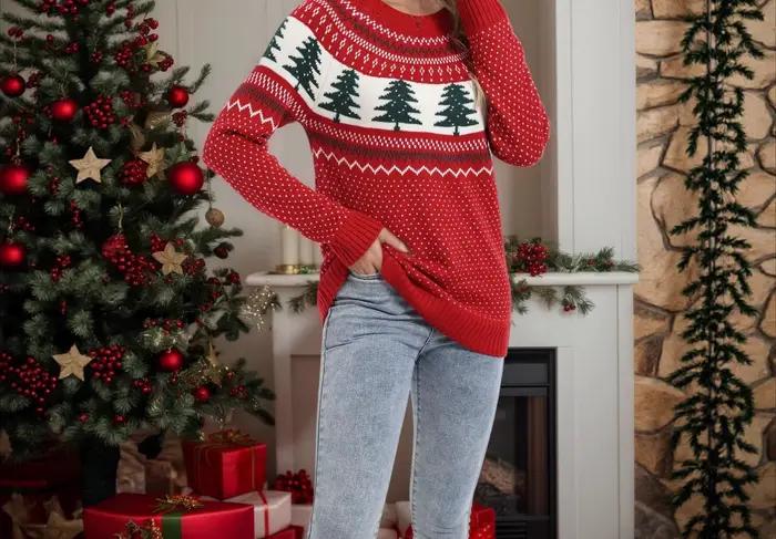 Pull de noël pour femme
