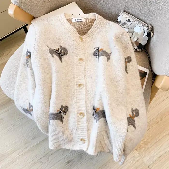 Cardigan ouvert décontracté pour femme