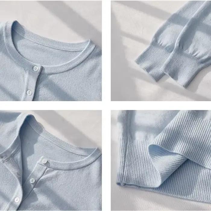 Pull en tricot pour femme rouge tendance à manches longues col rond élégant pour automne printemps et occasions spéciales