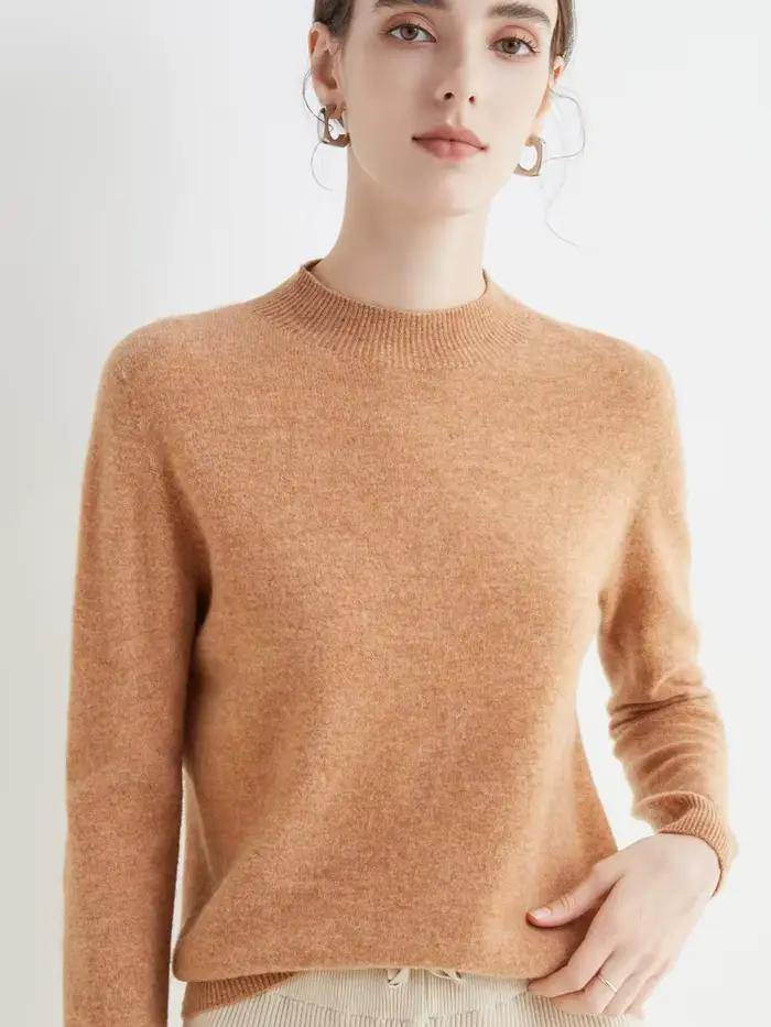 Pull 100% laine mérinos pour femme