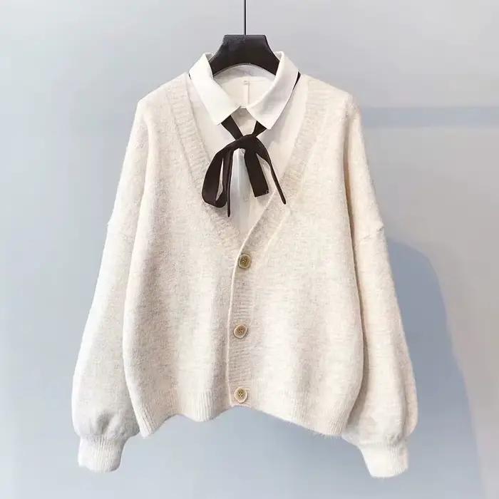 H.SA-Pull en cachemire pour femme