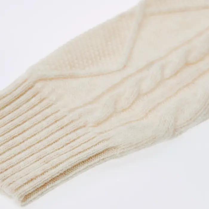 Pull en laine mérinos 100% pour femmes, col roulé, manches longues, pour hiver et automne, élégant et doux, à offrir pour les occasions spéciales