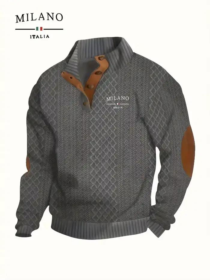 Le nouveau sweat à capuche à col montant tendance 2025 est à la mode et populaire
