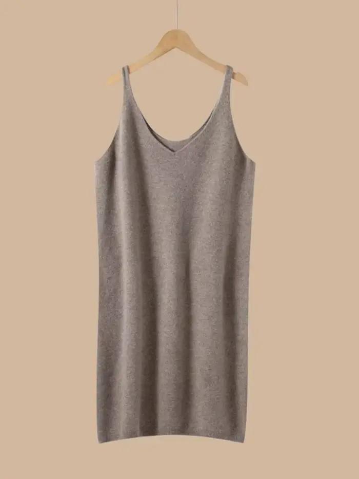 Robe pull en laine pour femme