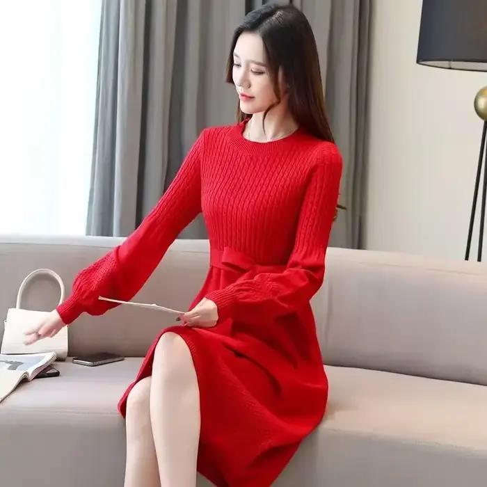 Robe en tricot pour femmes