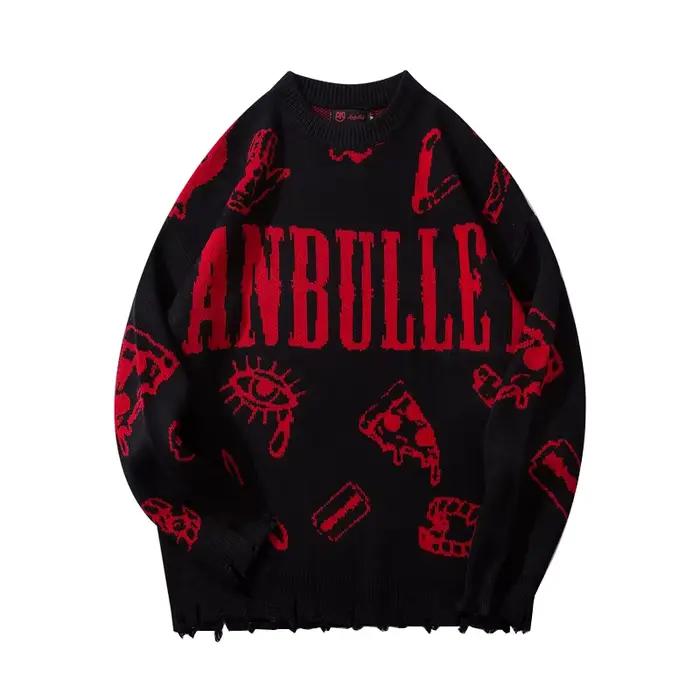 Pull Harajuku Vintage en maille