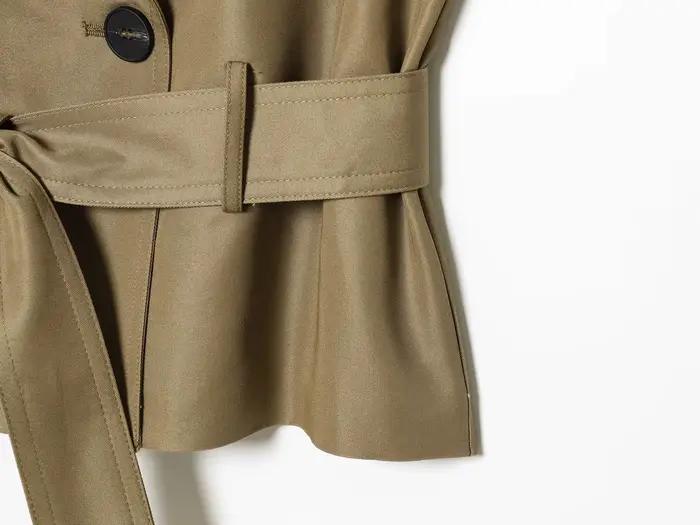 Gilet décontracté chic pour femme kaki uni à bouton unique et nœud ceinturé sans manches tendance été 2026 vacances