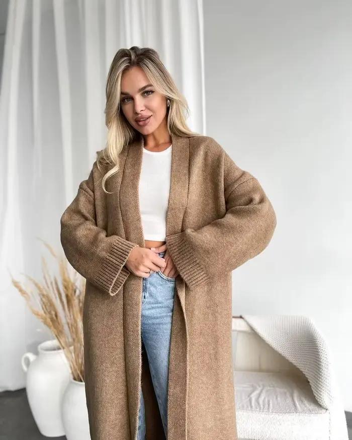 Cardigan en laine pour femme