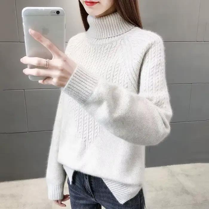 Pull en laine pure pour femme