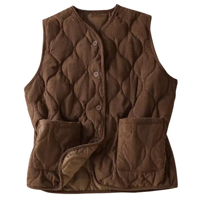 Veste gilet rétro pour femmes