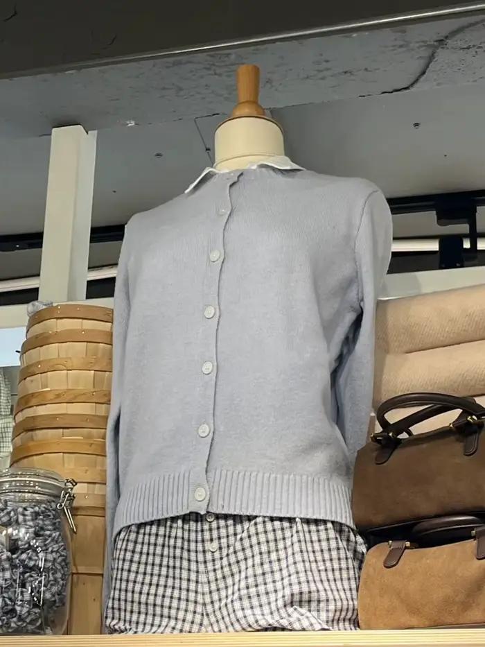 Cardigan tricoté à manches longues pour femmes