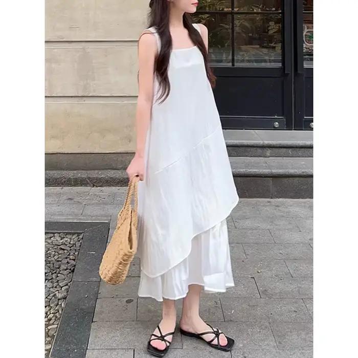 Robe gilet sans manches pour femmes