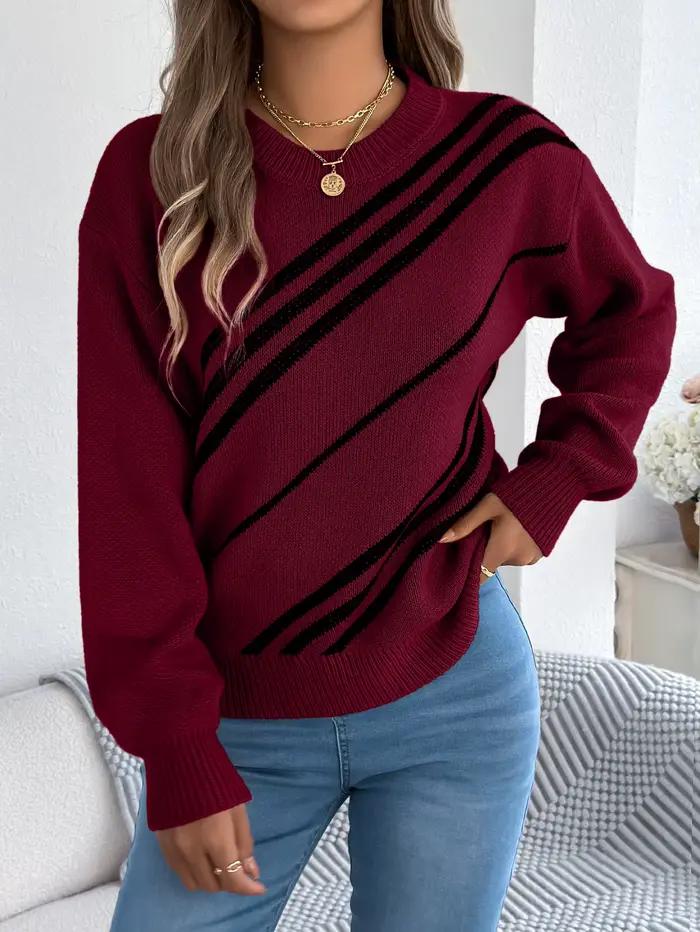 Pull à Texture sergé pour femmes