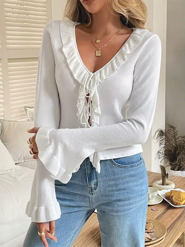 Pull polyvalent à manches longues en tricot pour femmes, automne/hiver 2025