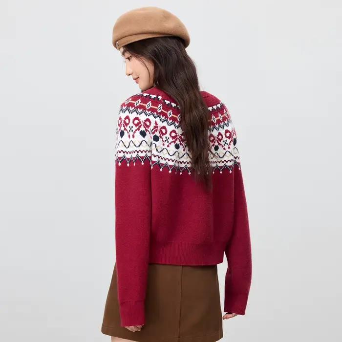Cardigan Fair Isle SENTUBILA pour femme
