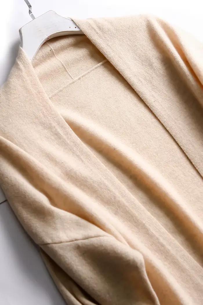 Cardigan long en laine pour femme