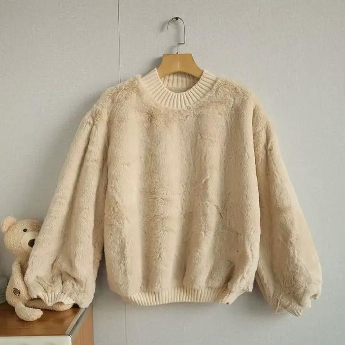 Pull en coton et polyester rose décontracté avec capuche pour femmes automne hiver