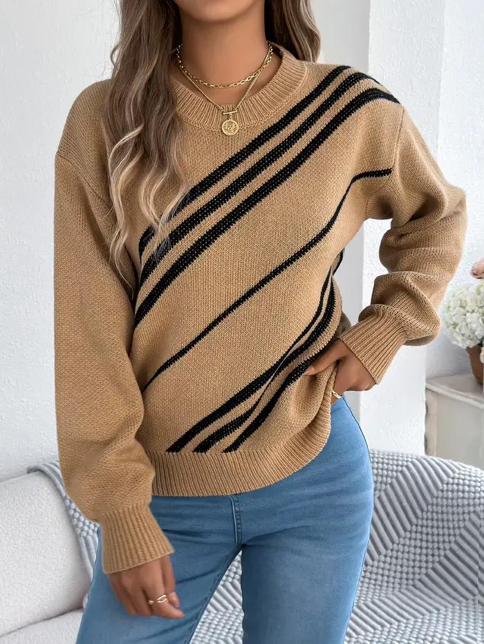 Pull à Texture sergé pour femmes