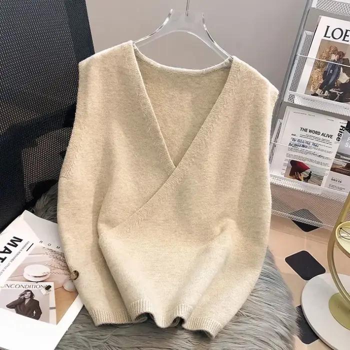 Gilet à boutons d'hiver noir