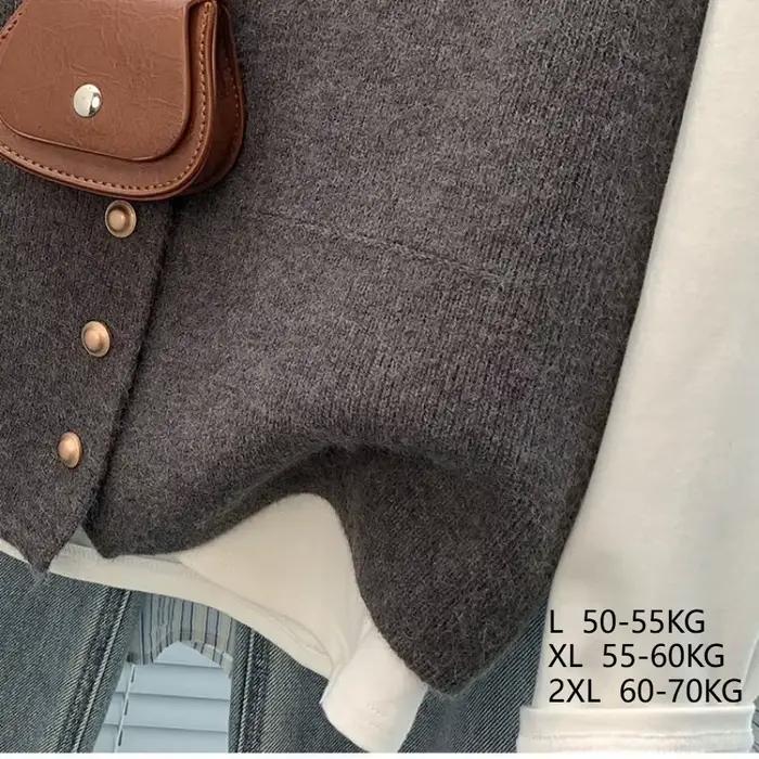 Gilet tricoté doux pour femmes