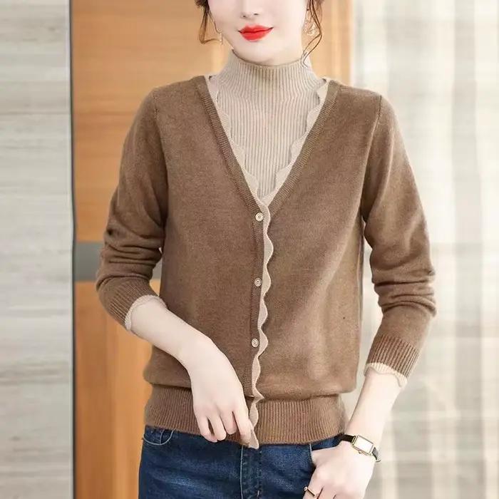 Pull à col mi-haut pour femme