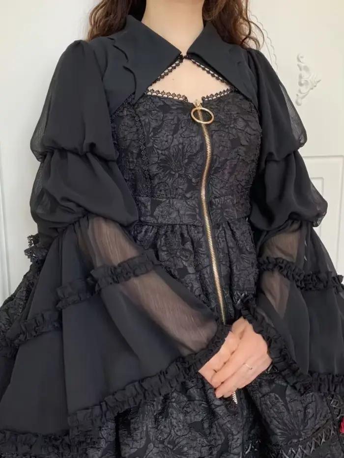 Cardigan gothique Lolita pour femmes