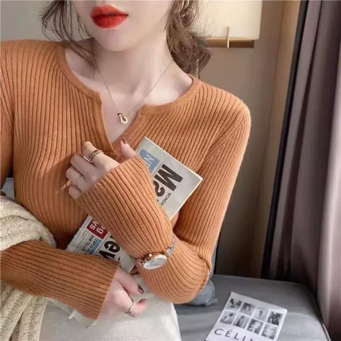 Pull à col en v pour femmes