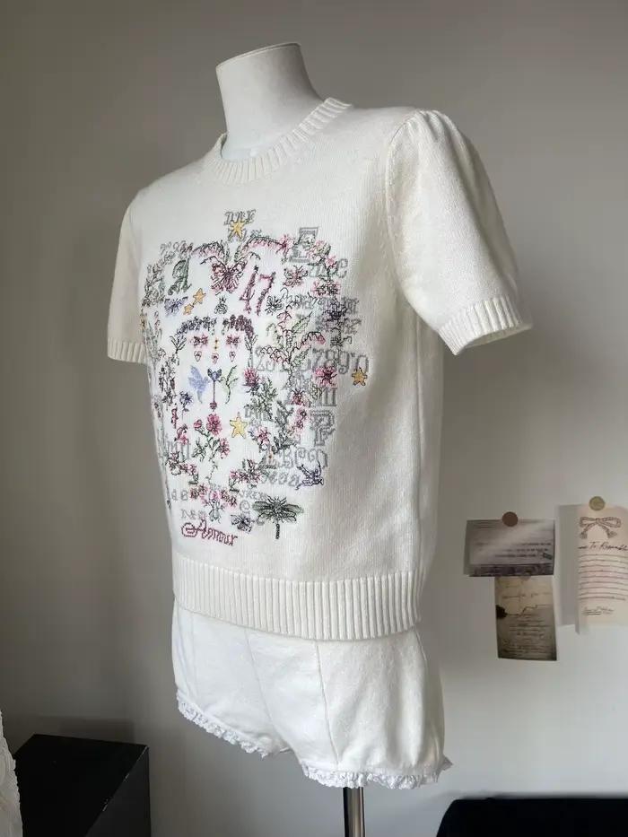 Pull imprimé floral SONDOR pour femme, streetwear, élégance toute l'année, confort et sophistication
