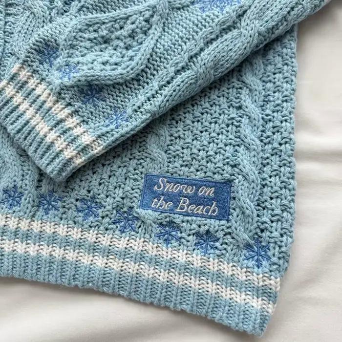 Cardigan Snow on The Beach pour femme