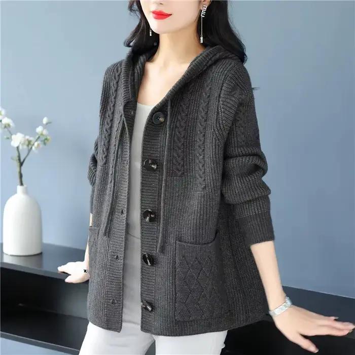 Cardigan tricoté pour femme