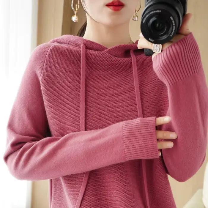 Sweat à capuche pour femmes printemps automne nouvelle chemise
