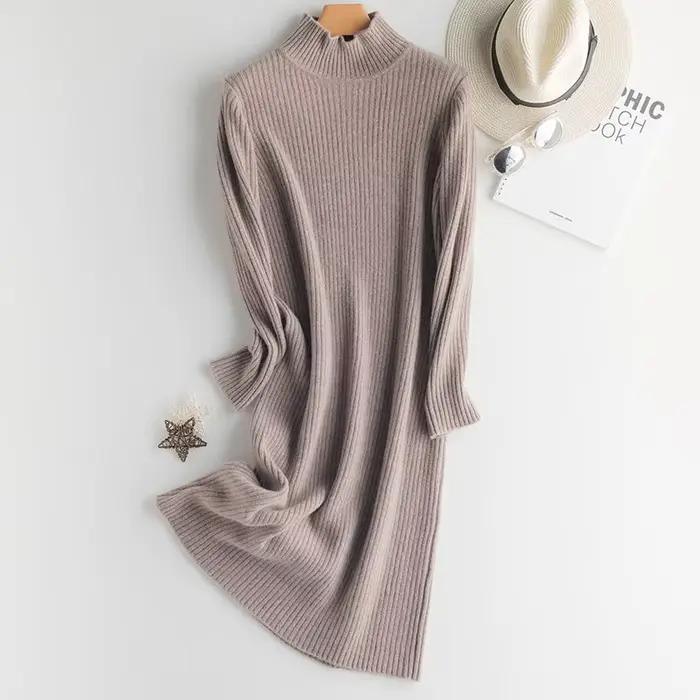 Robe pull maxi esthétique décontractée pour femmes