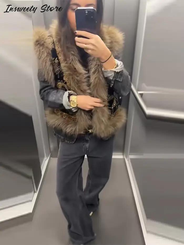 Gilet brodé à la mode pour femmes